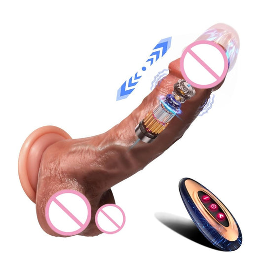 Realistic 9 Inch Dildo With Remote